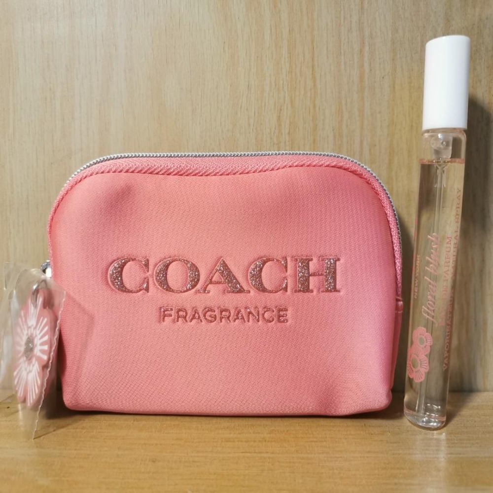 Coach Floral Blush Pouch with 75ml Perfume Miniature For Women  Essenza  Welt