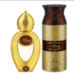 Ajmal Wisal Dhahab 50ml Perfume and 200ml Deo Combo